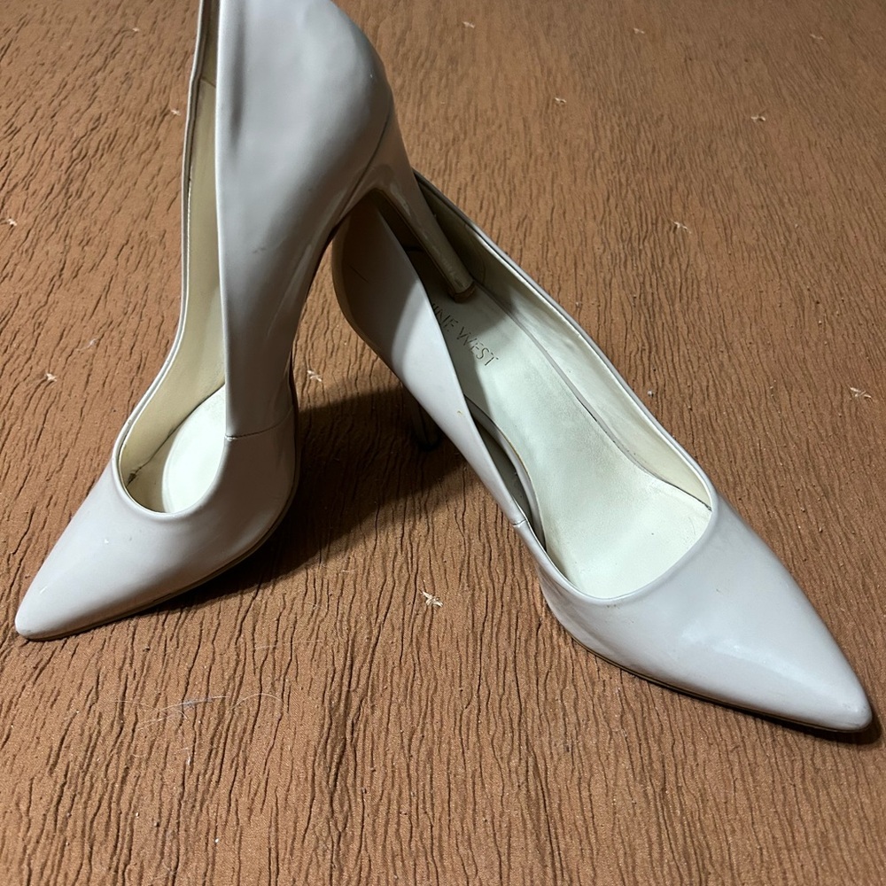 Beige Nine West Women's Heels